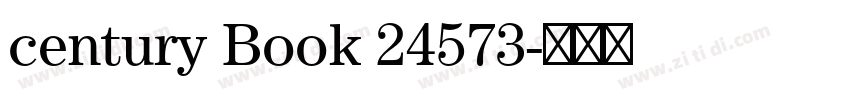 century Book 24573字体转换 century Book 24573字体转换